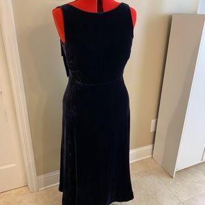 J Crew Collection Velvet Maxi Dress in a Midnight Navy Size 12